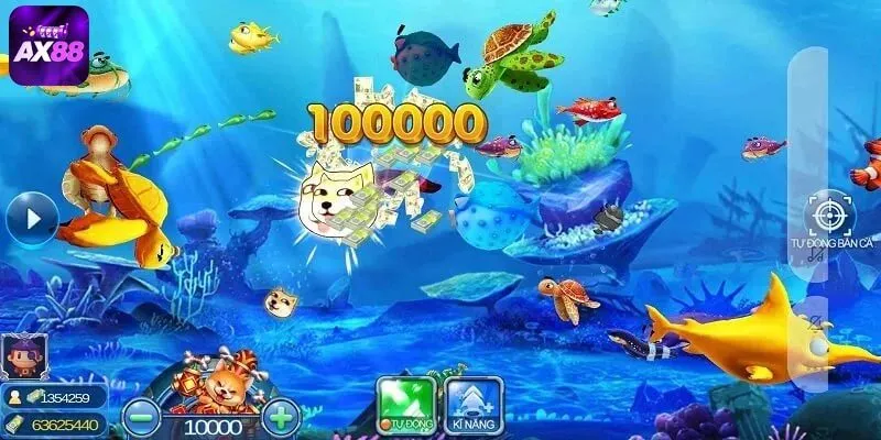 Điểm tên 4 sảnh game bắn cá AX88 được yêu thích nhất 2025