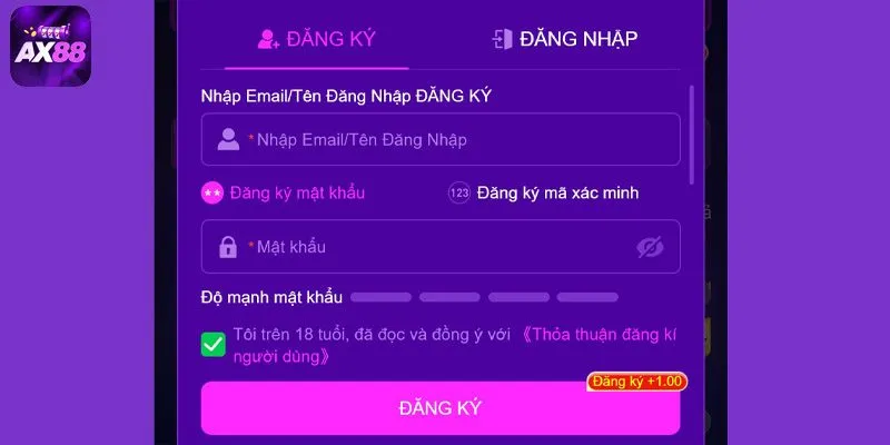 Điều kiện để đăng ký AX88