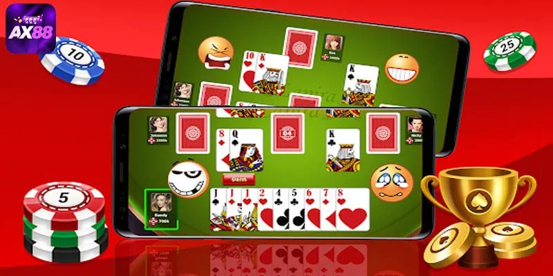 Phỏm là trò chơi quen thuộc, được nhiều game thủ lựa chọn tại AX88